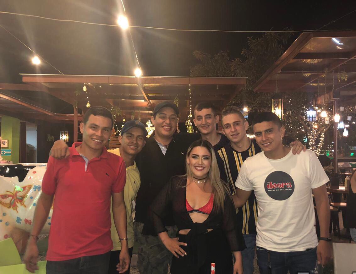 Alejandro Méndez, Johan García, Sebastián Sabogal, Carlos parra, juan Oquendo y  juan Guenis.